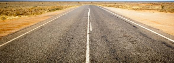 image of a highway leading back to infinity - dealing with the past after leaving rehab- victory addiction center blog - drug addiction treatment center