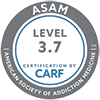 ASAM CARF level 3.7 logo - Victory Addiction Recovery Center - lafayette louisiana drug rehab center - alcohol treatment center - Acadiana Treatment Center